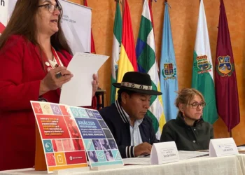 Presentación de los cuatro estudios sobre la inversión de municipios en la niñez y adolescencia. Foto: FAM-BOLIVIA