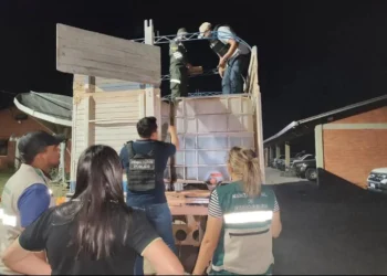 El camión fue interceptado en una carretera/ANH-Beni