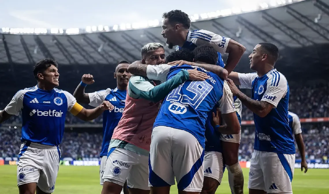 Festejo de Cruzeiro.(FOTO: Cruzeiro Esporte Clube)