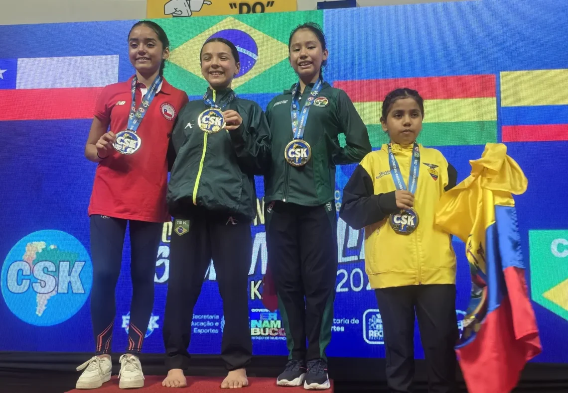 Una escena de la premiación del certamen sudamericano (FEBOKA).