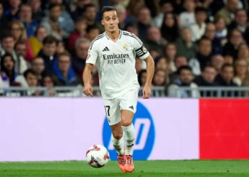 El destacado jugador del Real Madrid, Lucas Vázquez (AFP).