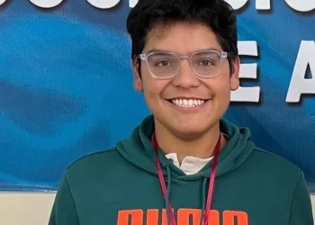 El ajedrecista paceño René Claure tras la competencia.
