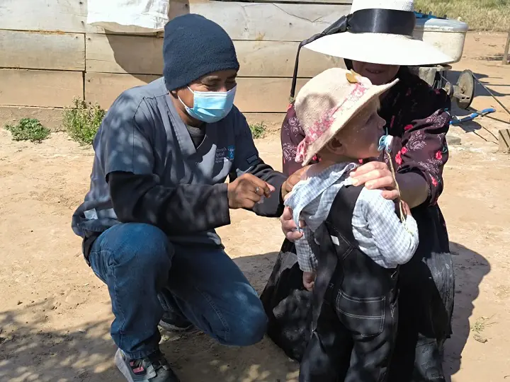 Las colonias menonitas en Santa Cruz concentran el 50% de casos de sarampión. FOTO: Ministerio de Salud