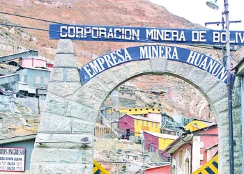 La mina en Huanuni. Foto: AEP.