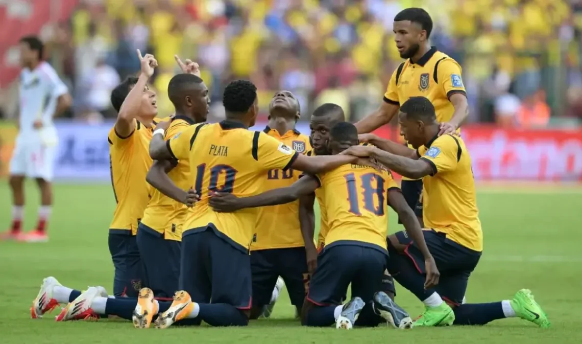 Jugadores de la Selección Ecuatoriana (FOTO: AFP)