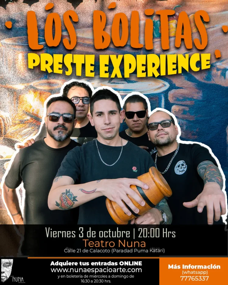 El concierto se llevará a cabo el viernes 3 de octubre desde las 20.00. Foto: Teatro NUNA Espacio Arte.