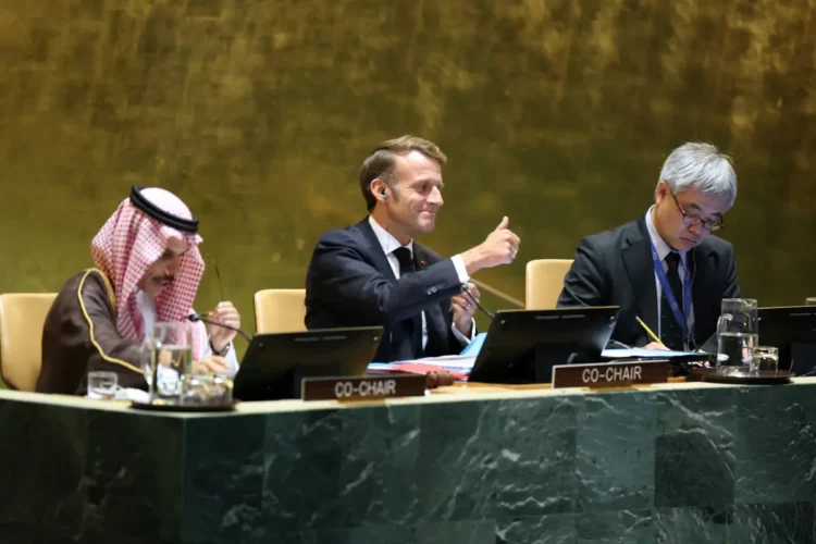 Macron reconoció oficialmente al Estado de Palestina/AFP