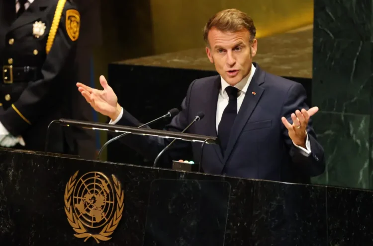 Macron defendió su determinación frente a Trump/AFP