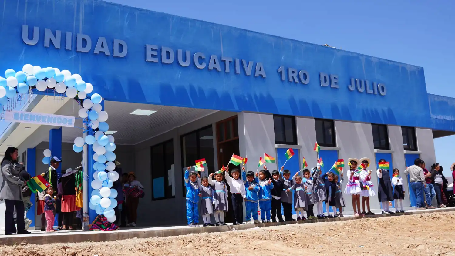 Una de las unidades educativas inauguradas. Foto: Ministerio de Educación.