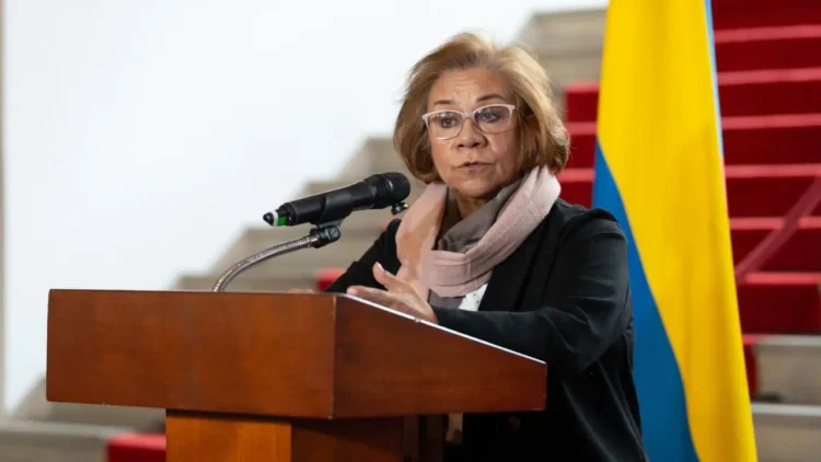 La canciller de Colombia, Rosa Villavicencio, se solidarizó con Petro/AFP