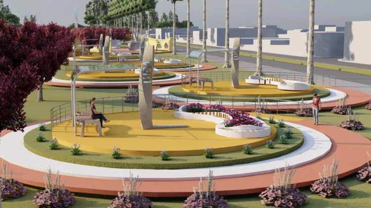 La proyección del Parque Metropolitano. Foto: GAMEA.