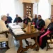 La audiencia privada entre los obispos y el Papa. Foto: CEB.