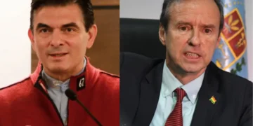 Rodrigo Paz y Jorge Quiroga.