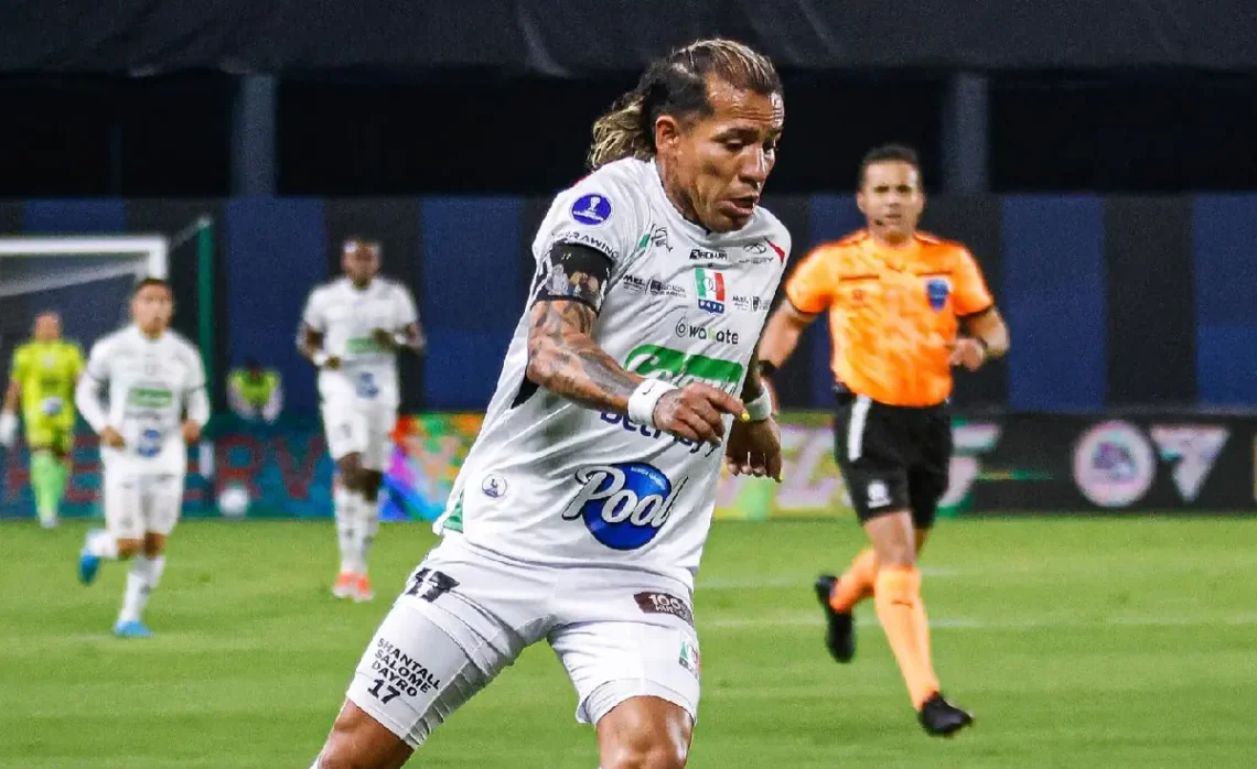 Dayro Moreno en los cuartos de final de la Copa Sudamericana 2025. (FOTO: Once Caldas DAF)