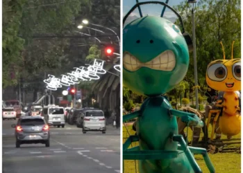 Cochabamba embellece su ornato público para celebrar su efeméride. FOTO: GAMC