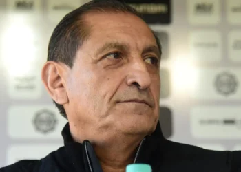 Ramón Díaz, en su presentación como director técnico de Olimpia de Paraguay. (FOTO: AFP)