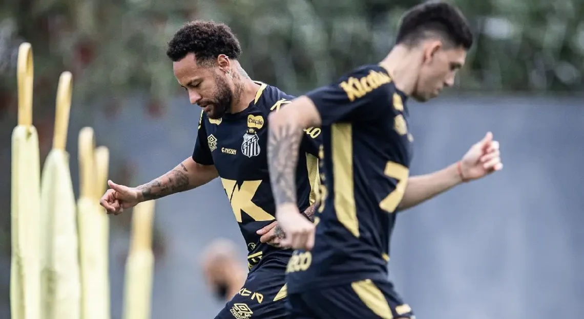 Neymar entrenando con Santos FC. (FOTO: Santos Futebol Clube)