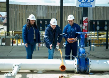 El sistema dual instalado en la planta de Senkata. Foto: Ministerio de Hidrocarburos.