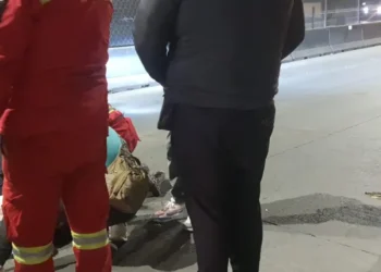 La Policía auxilió a la víctima/RRSS