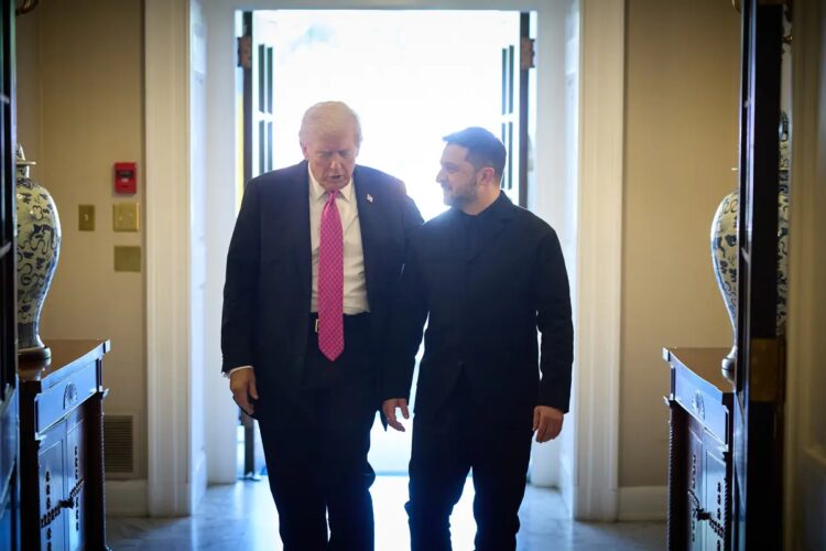 Zelenski se reunió con Trump/AFP