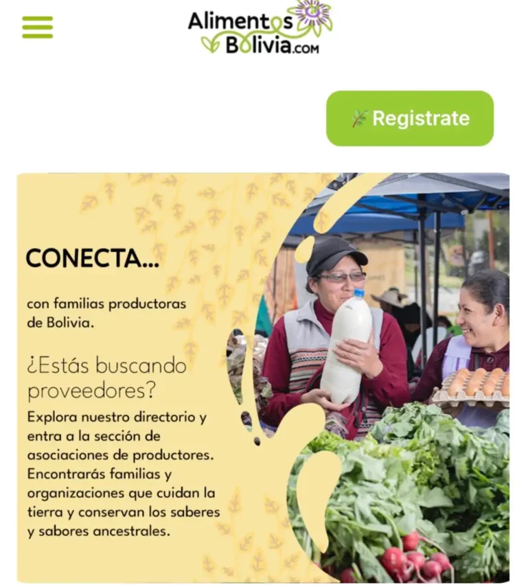 Una plataforma sugiere el consumo de alimentos de la agrobiodiversidad. FOTO: Alimentos-bolivia.com