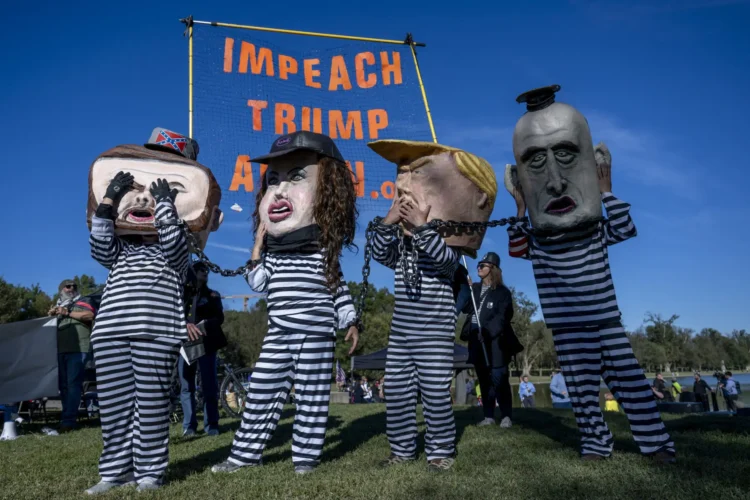 Los manifestantes rechazan las políticas de Donald Trump/AFP