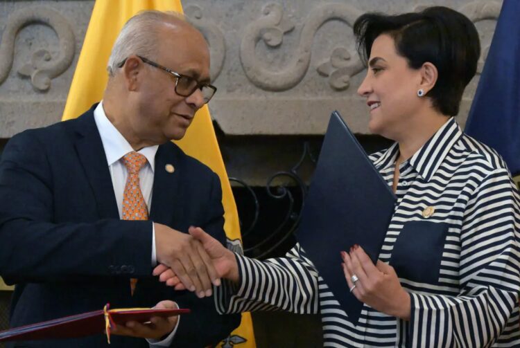 El acuerdo fue firmado en Quito/AFP