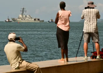 Un buque destructor de Estados Unidos zarpó de un puerto de Trinidad y Tobago/AFP