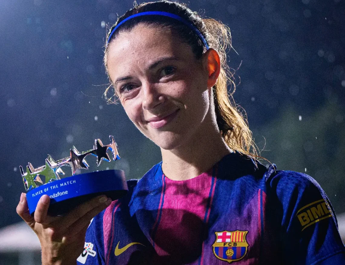 Aitana Bonmatí fue elegida la MVP del partido. (FOTO: FC Barcelona Femení)