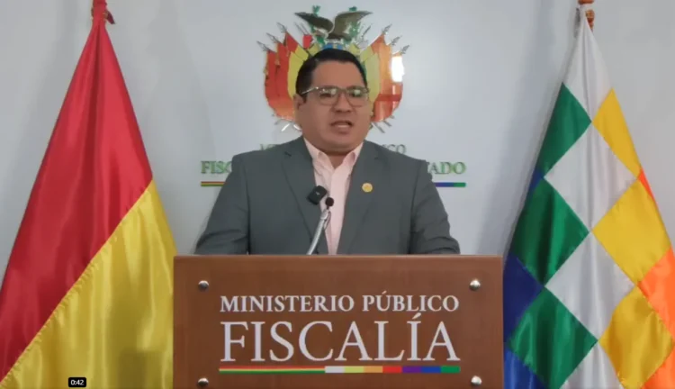 El fiscal general del Estado, Roger Mariaca.