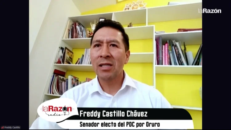 Freddy Castillo Chávez, senador electo del PDC.
