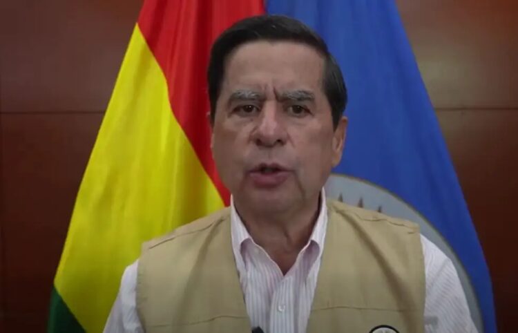 El jefe de la Misión de Observación Electoral de la Organización de Estados Americanos (OEA), el exministro colombiano Juan Fernando Cristo.