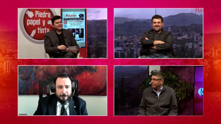 Carlos Saavedra, Rolando Schrupp y Ricardo Paz en entrevista con Piedra, Papel y Tinta.