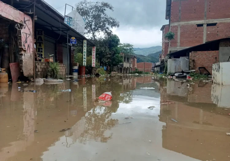 Una inundación afectó al municipio paceño de Tipuani. Foto: APG.