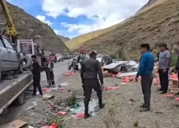 El lugar del siniestro. Foto: Captura NorTV.