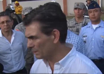 El presidente Paz Pereira espera que las Fuerzas Armadas defiendan el medio ambiente. Foto: Captura Btv.