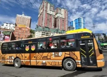El servicio municipal de La Paz BUS. FOTO: GAMLP