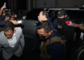 El expresidente Luis Arce ingresa a la cárcel de San Pedro. (Foto: APG)