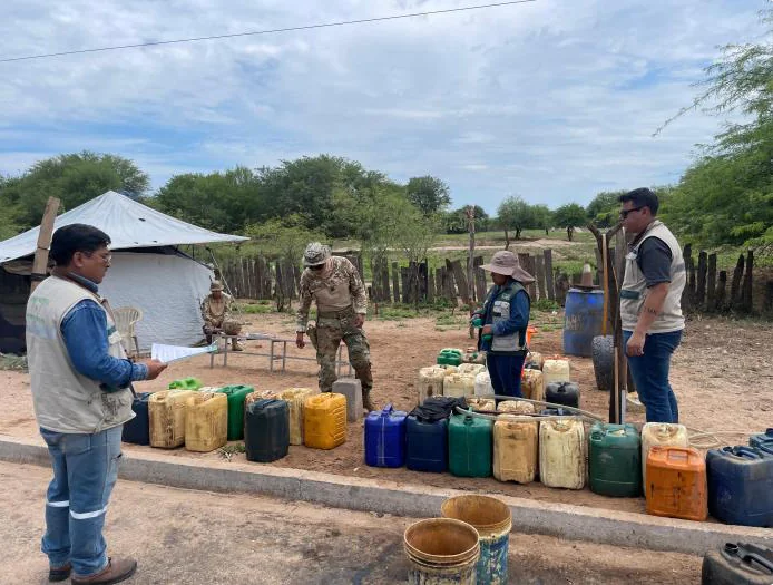 El combustible incautado en la frontera con Paraguay. Foto: ANH.