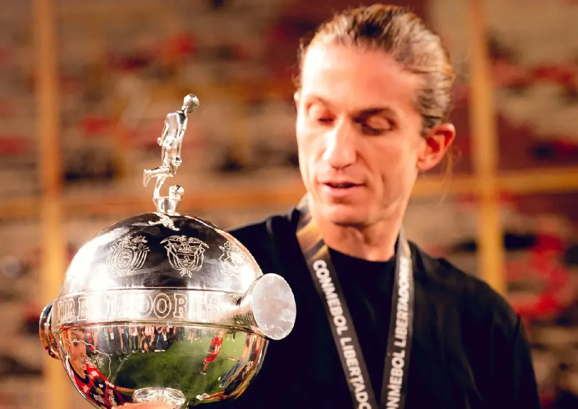 Filipe Luís y la Copa Libertadores. (FOTO: Clube de Regatas do Flamengo)