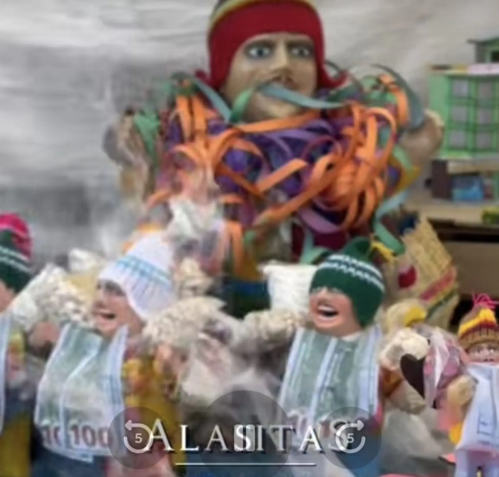 La figura del Ekeko en la "Feria de los deseos" en Puno, Perú. FOTO: RRSS