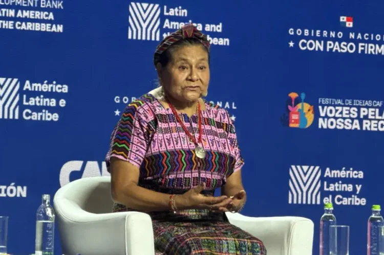 Rigoberta Menchú. Foto: CAF