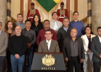 El mensaje del presidente Rodrigo Paz en el Palacio Quemado.