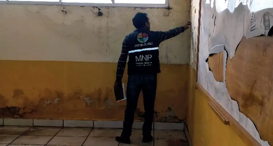 Varias unidades educativas presentan deficiencias en infraestructura. FOTO: Defensoría del Pueblo