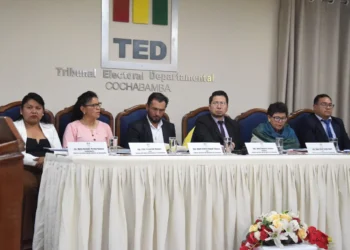 Sala plena del TED Cochabamba.