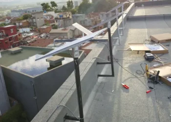 Una antena de Starlink. Foto: RRSS.