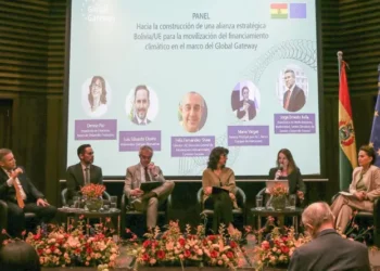 El Ministerio de Planificación del Desarrollo y Medio Ambiente se reúne con representantes del Global Gateway. Foto: Captura.