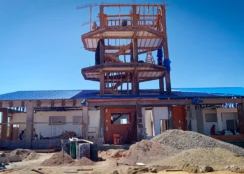 Los avances del aeropuerto de Villazón. Foto: Ministerio de Obras Públicas.