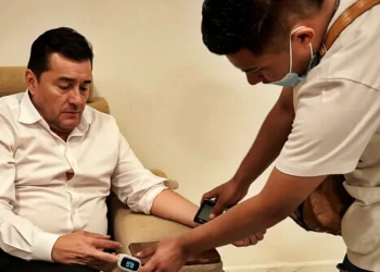 la primera fotografía de Jhonny fernández en prisión. Foto: DTV
