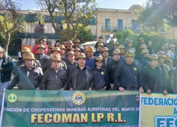 Mineros auríferos se deslindan de Fencomin. Foto: Fecmabol.